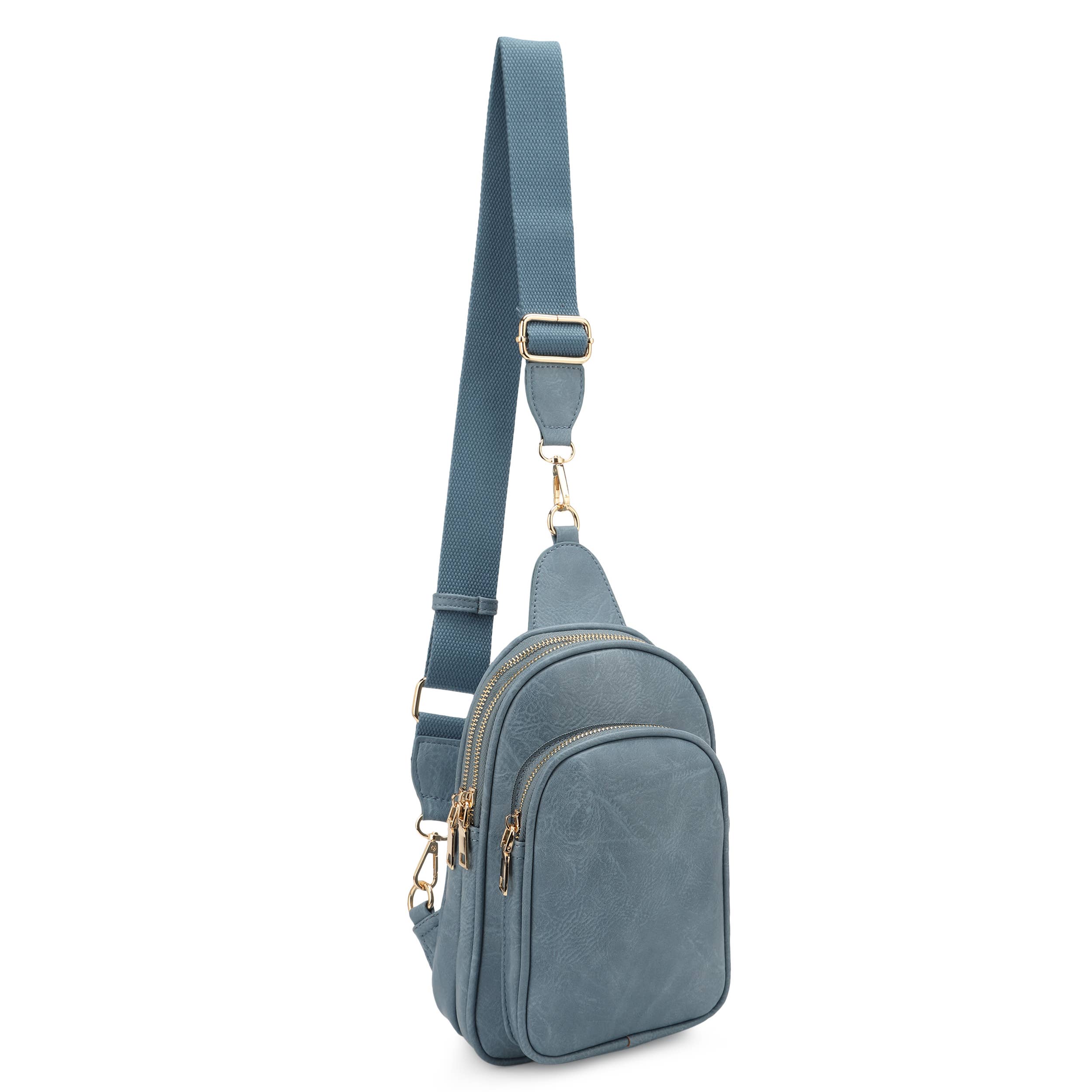 KAYLA+AVA - Vendita all'ingrosso Borsa a tracolla - Donna - Borsa a tracolla multiuso Gia in pelle vegana invecchiata11