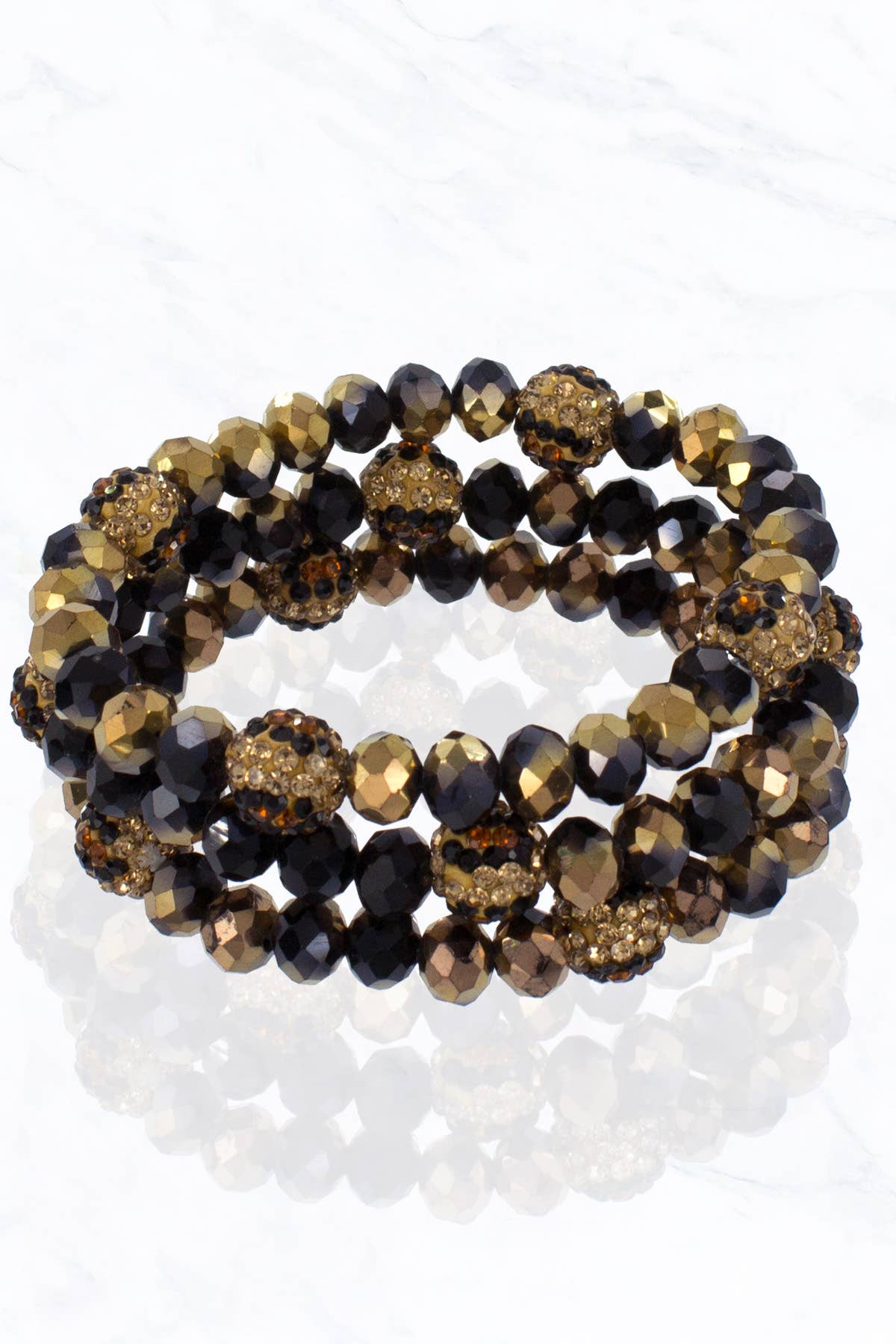 Suzie Q USA - Venta al por mayor Pulsera de cuentas - Pulsera Bola Bead & Leo Stone5