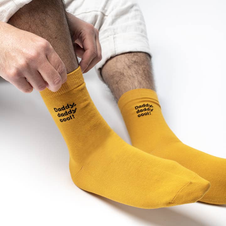 Daddy Daddy cool socks and other Purchase Wholesale fathers day socks. Free Returns & Net 60 Terms on Faire trending on Faire.