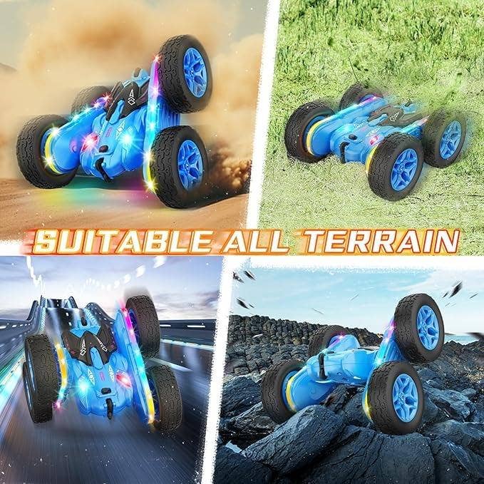  Pack Mix Match Colors  Double-Sided 360° Rotating 4WD Remote Control Car Rc Cars for wholesale on Faire4