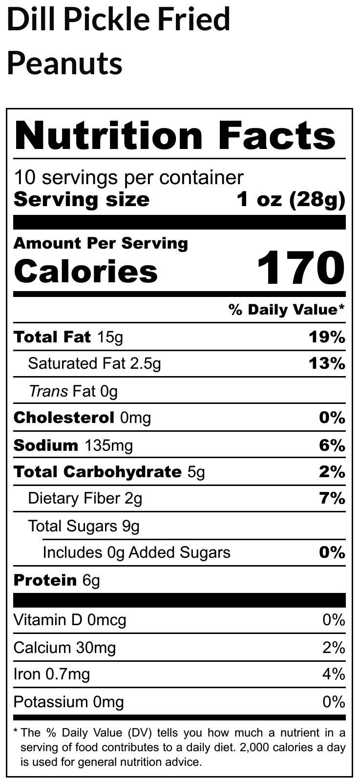 The Peanut Trading Company - Vente Noix - Arachides frites - Cornichon à l'aneth1