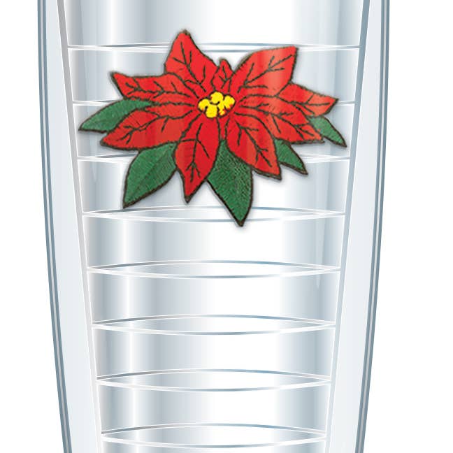Poinsettia Patch Tumbler for wholesale by FREEHEART