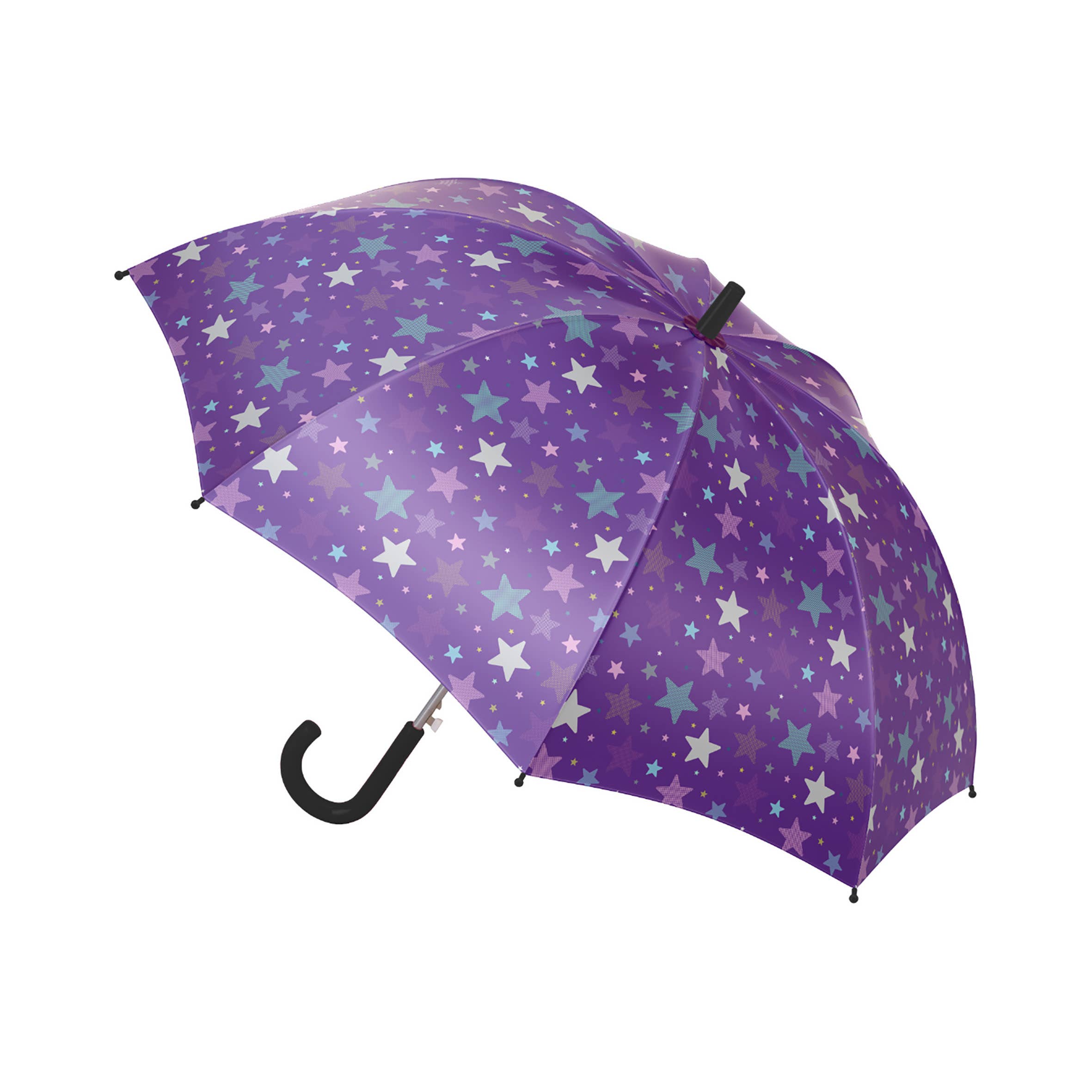 Cuatrogotas - Wholesale Umbrella - Kids - Long Cadet Automatic Umbrella 6 designs. Ref-638C5