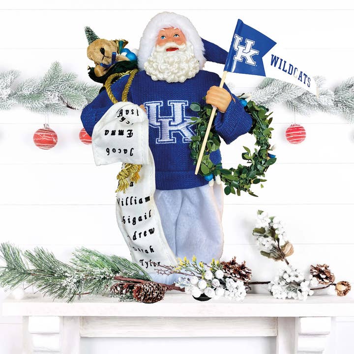 Santa’s Workshop Inc. - Wholesale Christmas Decoration - 12" Kentucky Proud Santa3