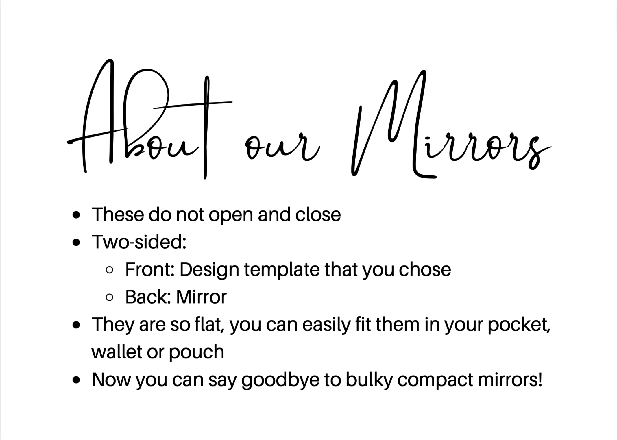 One Team Blessed - Wholesale Compact Mirror - Mirrors Personalized | Custom Design & Logo | Personalized7