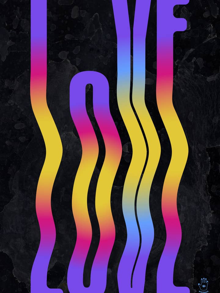 Amor Art Print, Wall Art Print, Poster, Illustration for wholesale by Eva Boch