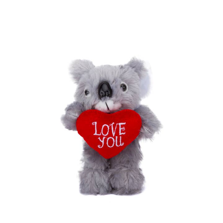 Plushland – wholesale Stuffed/plush toy – Kids & baby – 8″ Valentine Plush Animals Holding Heart With Love You Note