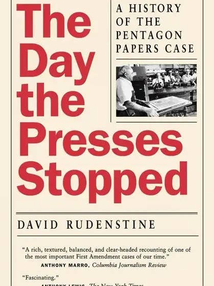 The Day the Presses Stopped: A History of the Pentagon Papers Case - Paperback for wholesale by Books by splitShops