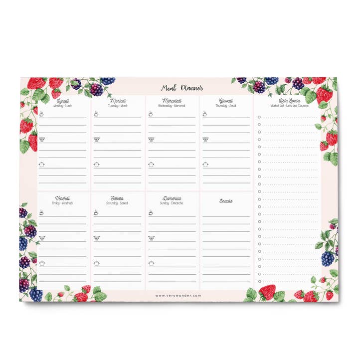 Maaltijdplanning - Bessen voor wholesale door Very Wonder di Chiara Veri