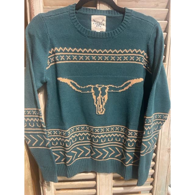 Cotton & Rye Outfitters - Wholesale Knit Sweater - Women's - The OG Longhorn- Fashion Edit 2024