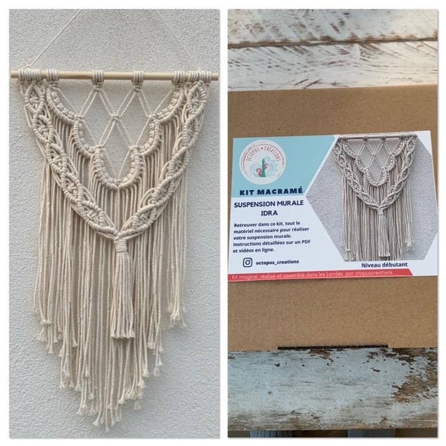 OCTOPUS CREATIONS - Wholesale DIY Craft Kit - IDRA wall macramé kit1