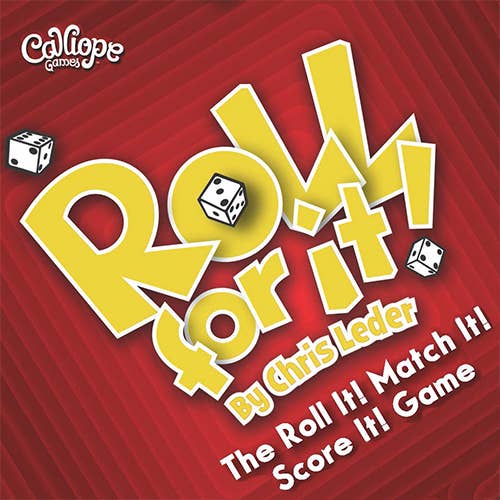 Calliope Games - Wholesale Dice - Roll For It (Red Edition) - Roll It! Match It! Score It!