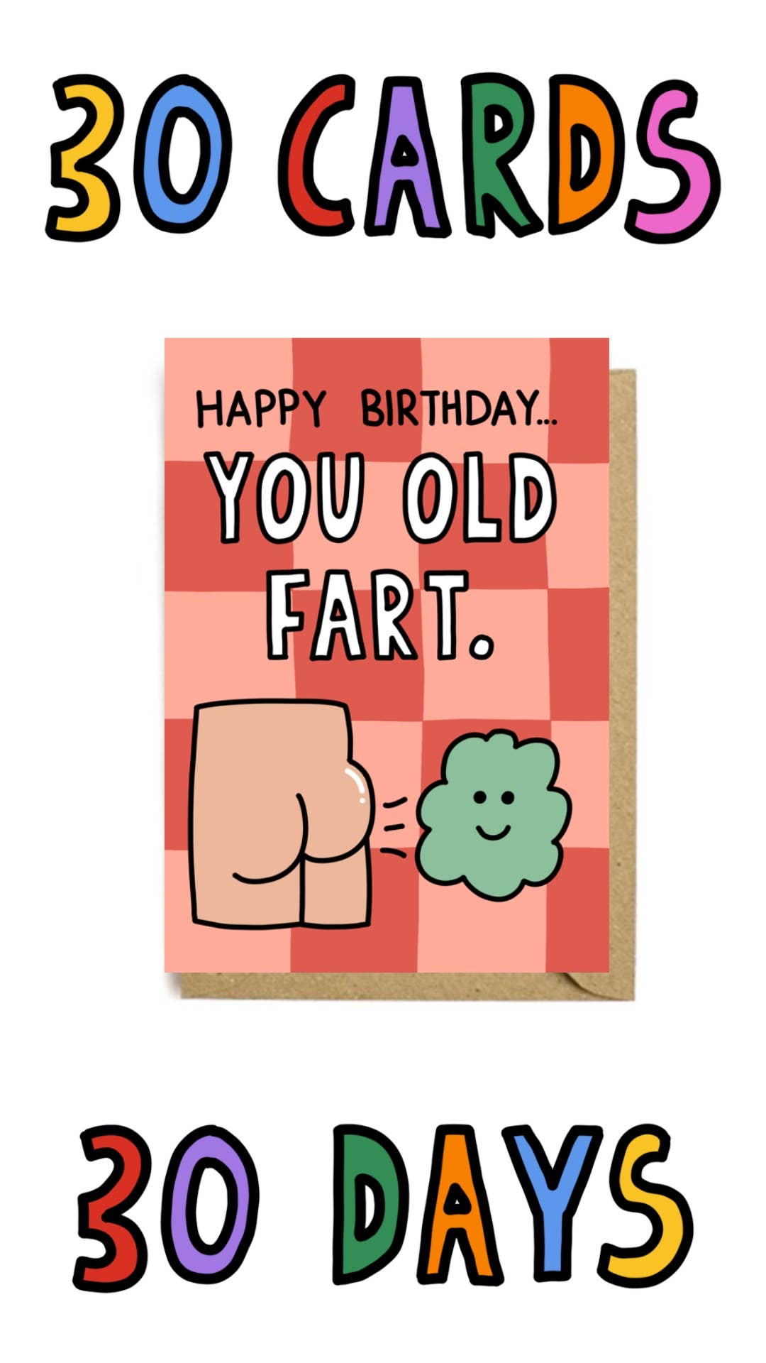 Marblehead - Wholesale Birthday Card - You old fart card 0