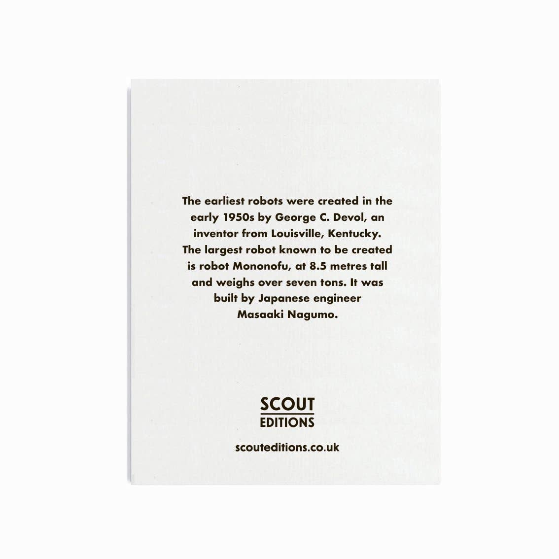 Scout Editions – wholesale Everyday greeting card – Robot Mini Card1