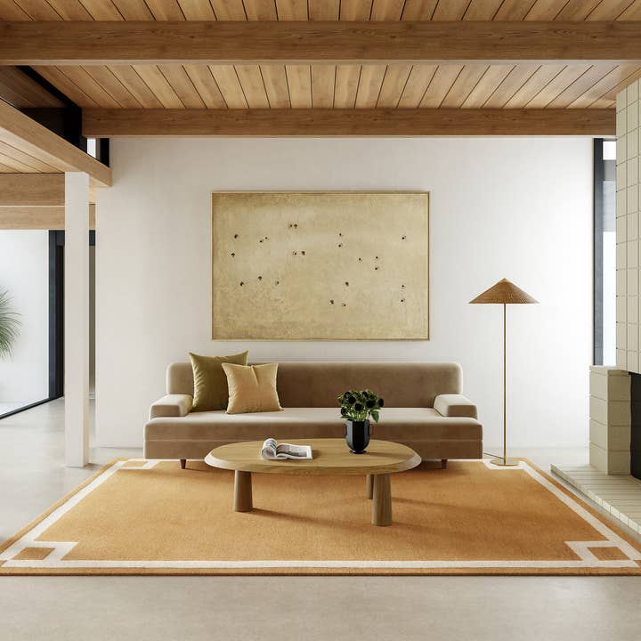 Grace Bordered Wool Area Rug for wholesale by RUGS USA