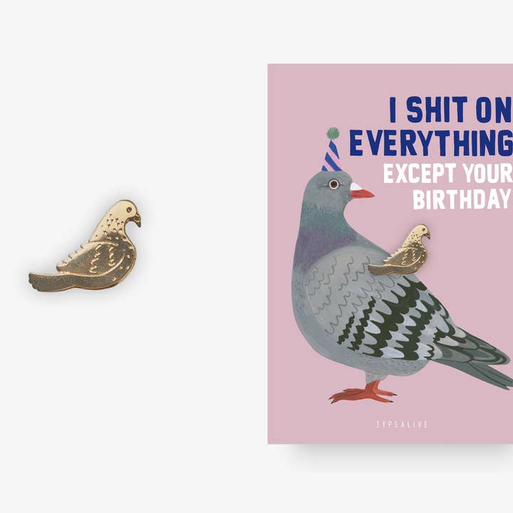 typealive - Wholesale Birthday Card - Pin / Except1