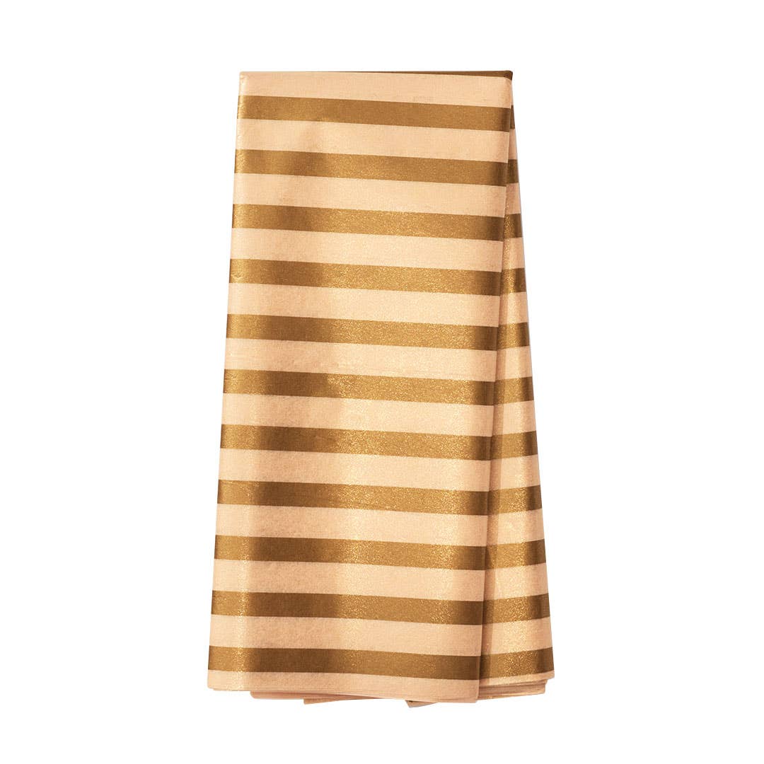 Paper Source Wholesale - Wholesale Tissue Paper - Gold Stripe Tissue Paper1