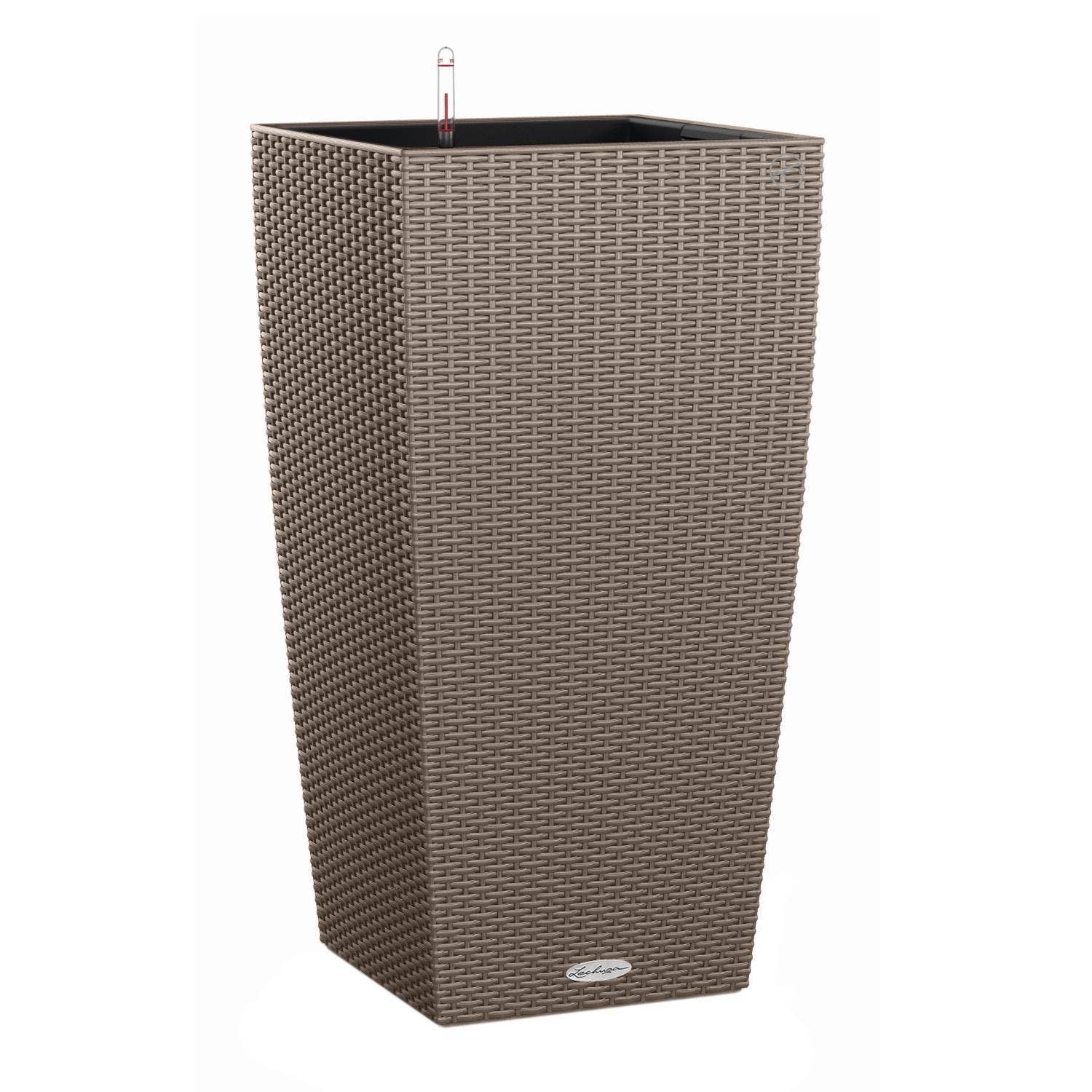 Lechuza Self Watering Planters – Engroshandel Plantekasse – LECHUZA CUBICO Cottage Poly Resin Tall Floor Planter16