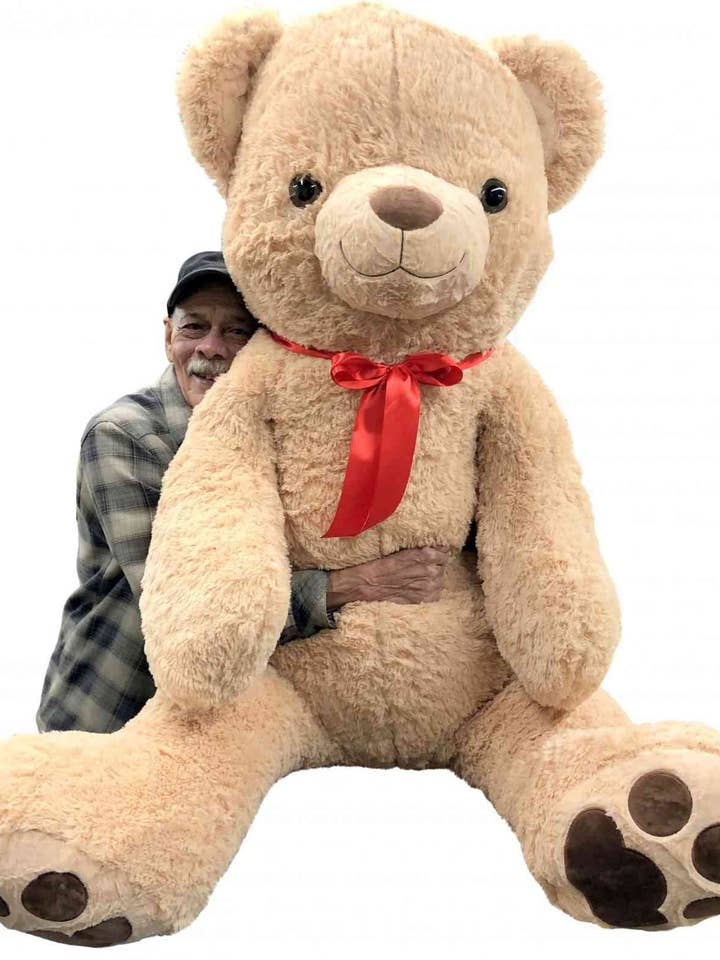 Giant Beige Teddy Bear 6ft Soft Huge Stuffed Animal for wholesale by Big Plush