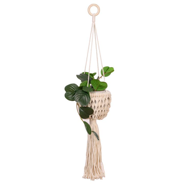Macrame plant hanger INGRID for wholesale by QNODI