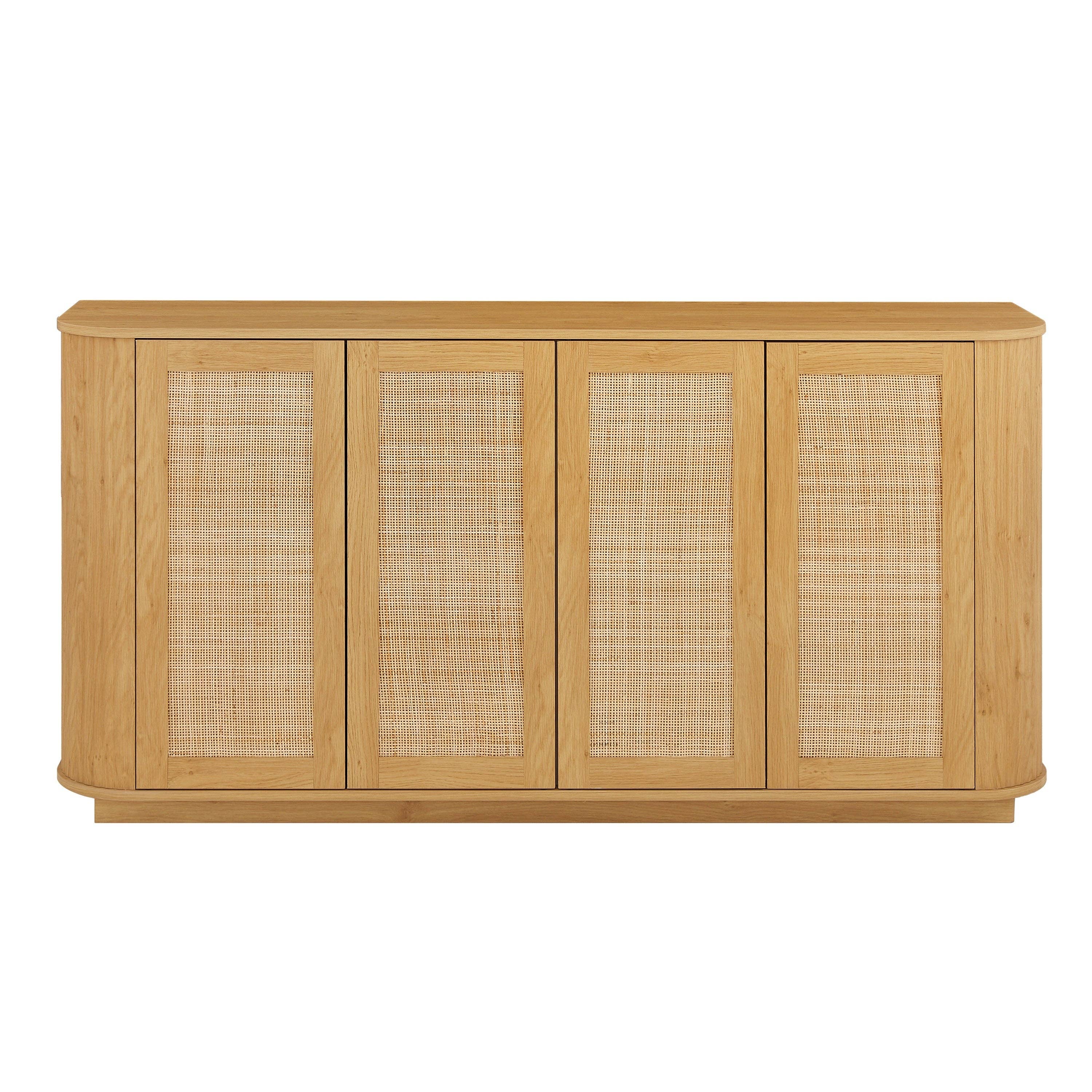 HOMYCASA DESIGN INC - Wholesale Cabinet - Corsica 64" Rattan Sideboard Storage Cabinet5