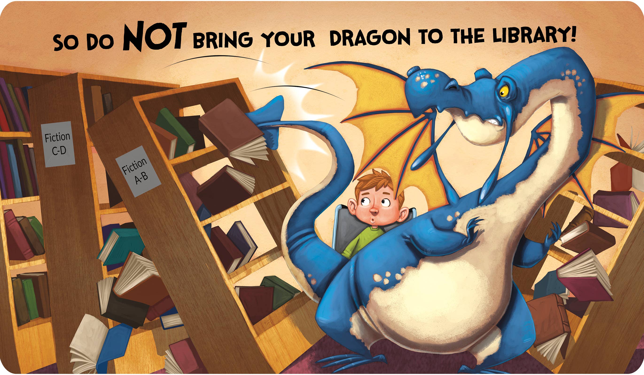 Capstone - Wholesale Baby & Toddler Book (0-2) - Do Not Bring Your Dragon to the Library Board Book2