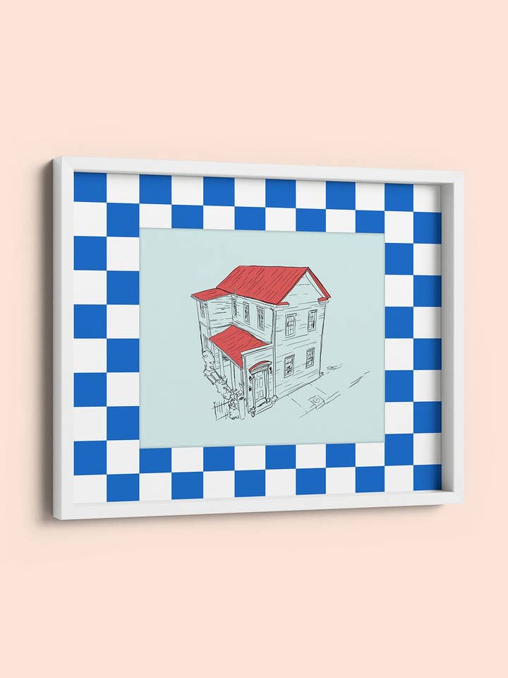 Red Roof 8x10 Print for wholesale by Deluxe Special