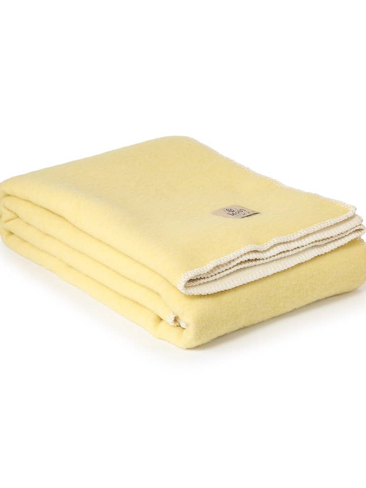 Wolldecke LEMON – Einzelbett für den Großhandel von MoST