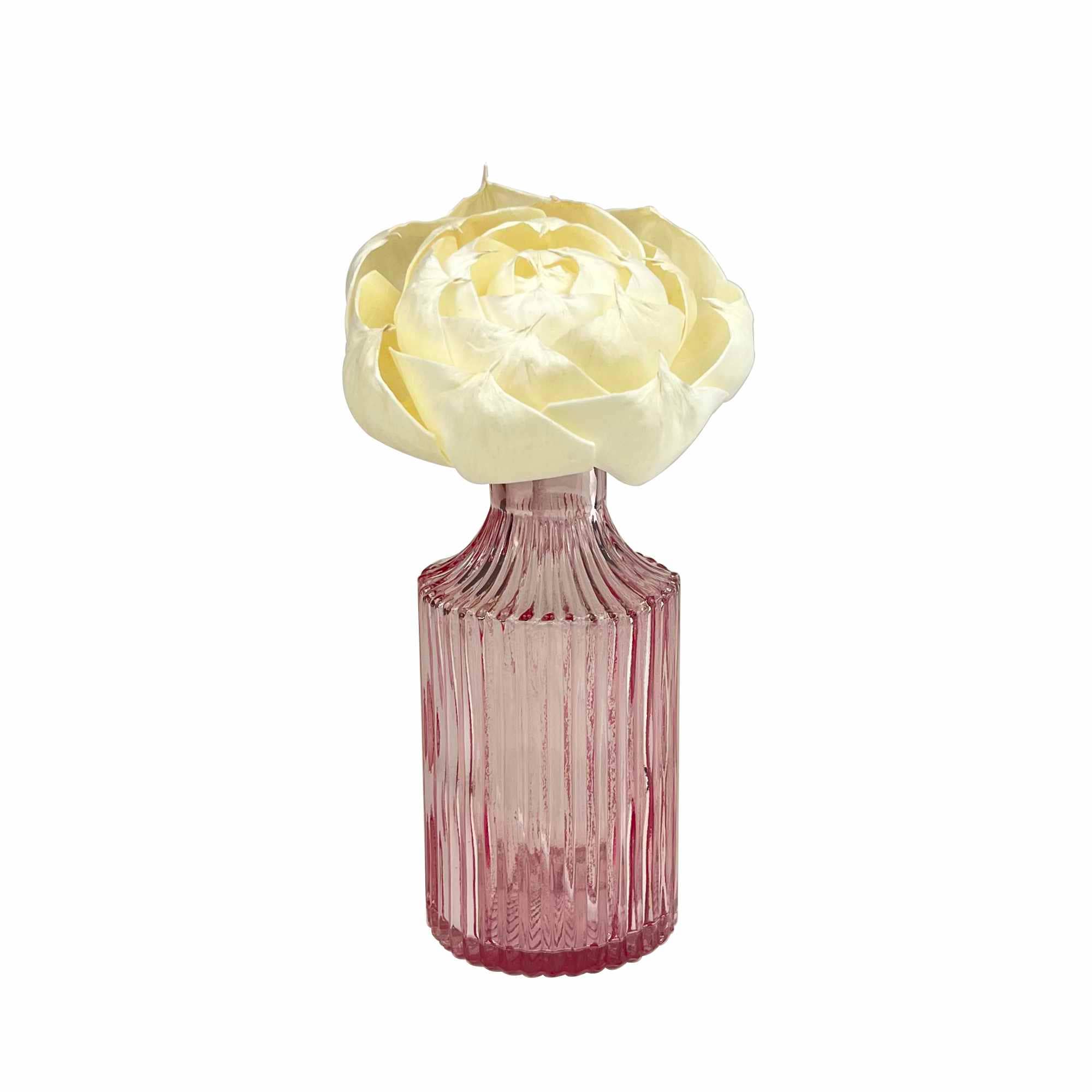 Heaven Scent Incense Ltd - Wholesale Reed Diffuser - Pink English Lavender Garden Glass Bottle 3