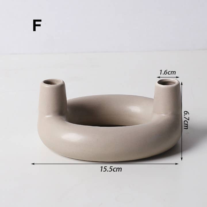 IVORE.GROUP (We cover All Import duty) - Wholesale Candle holder - Modern Shape Candle Holder5