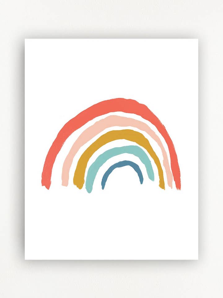 Rainbow Art Print for wholesale by Clementine Kids