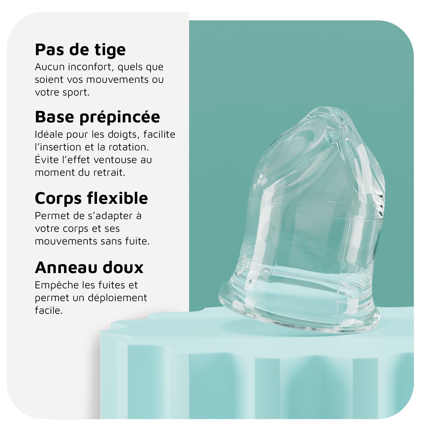 Luneale – wholesale Menskopp – La Cup - Storlek L - Menskopp för kraftig till mycket kraftig menstruation1