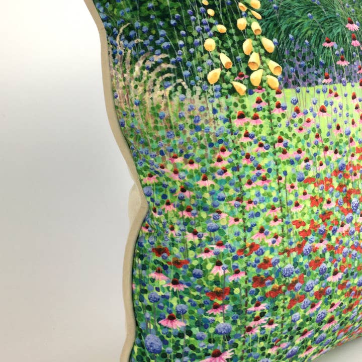 Wisley Gardens Cushion for wholesale by Susan Entwistle Art