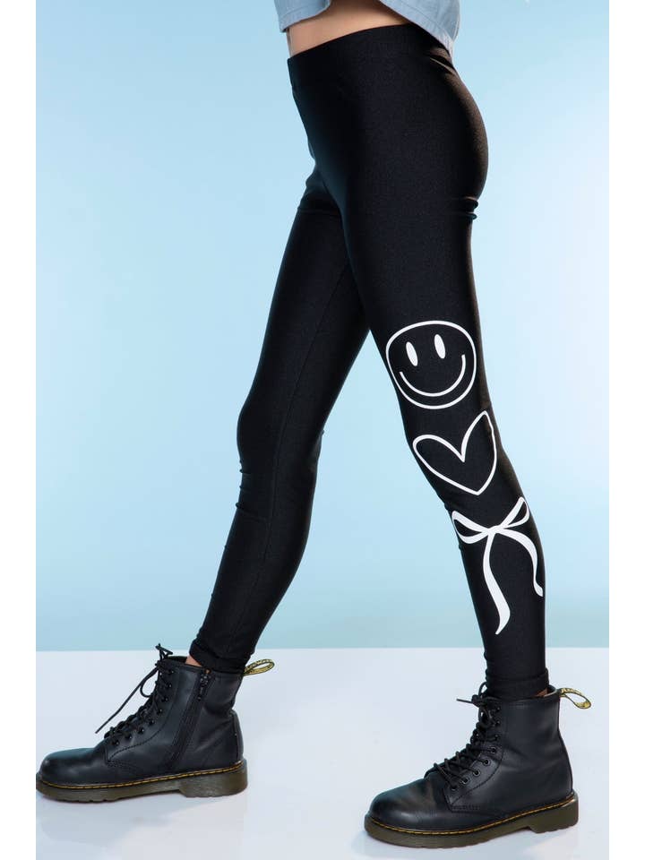 PixieLane - Wholesale Fashion Leggings - Kids - High Shine Long Legging9