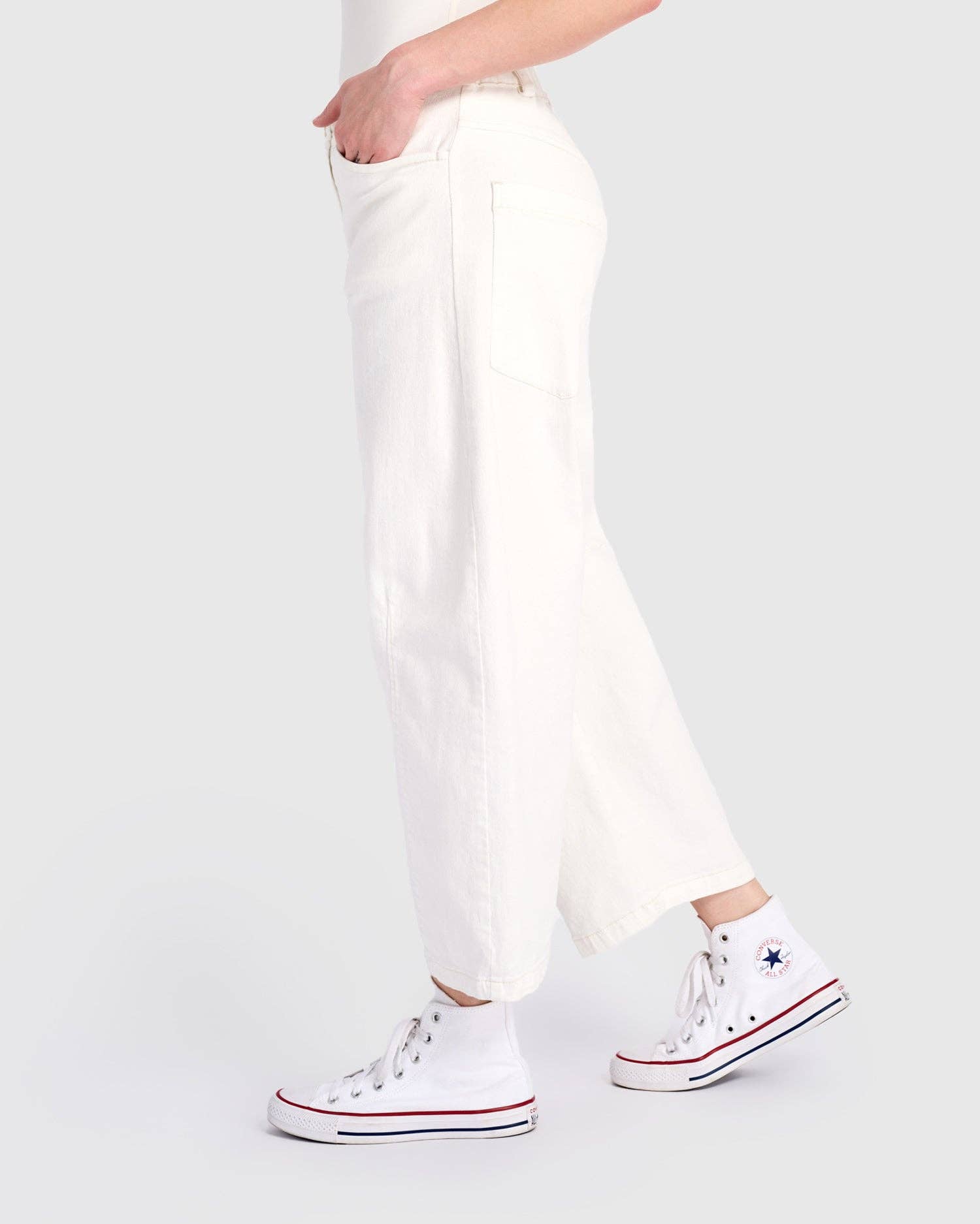 Go-To Barrel Pants, White for wholesale on Faire3