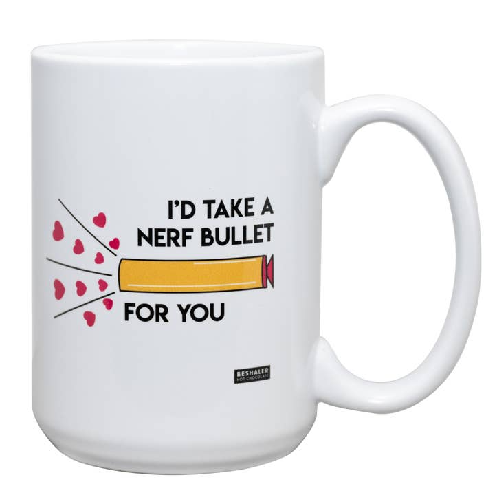 Tazza Nerf Bullet per la vendita all'ingrosso da parte di Beshaler Hot Chocolate