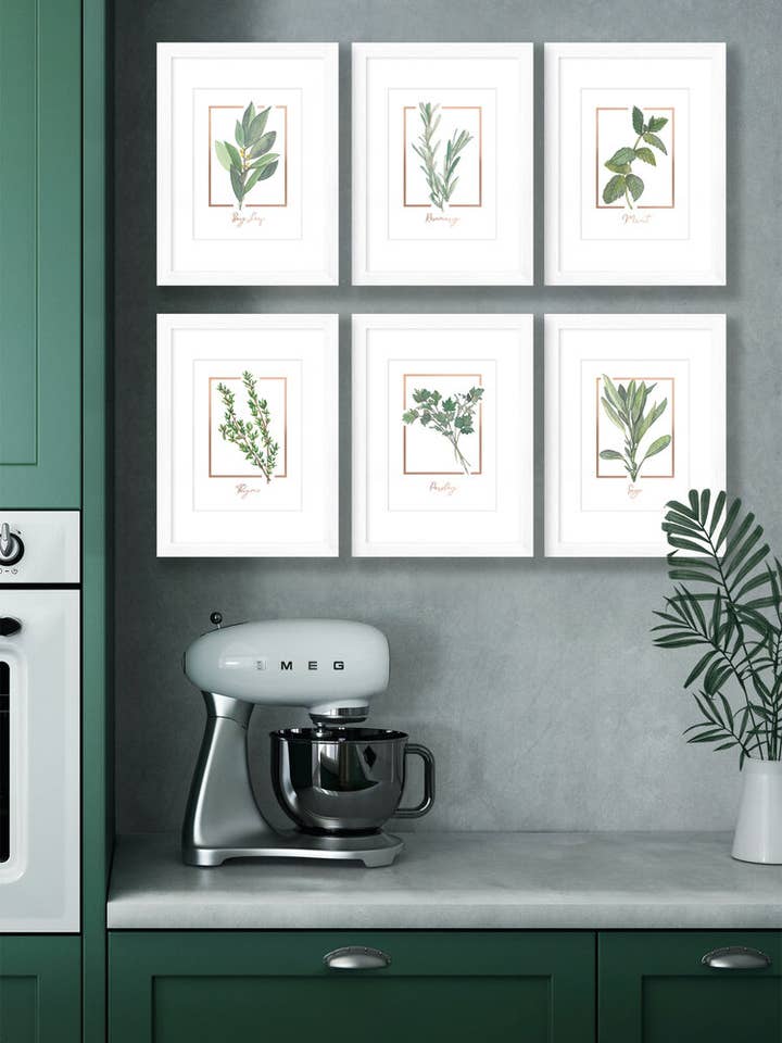 The Kitchen Kollektion - Set om 6 för wholesale av Heather Victoria Design