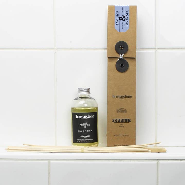 Bay Leaf & Lavender Diffuser Refill - 200ml for wholesale by Brownstone London