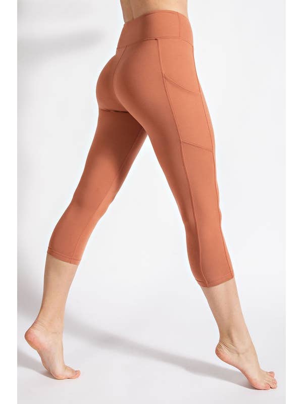 Sunday Morning - Wholesale Athletic/Lounge Leggings - Women's - P456037 Butter Soft Capri Length Yoga Leggings23