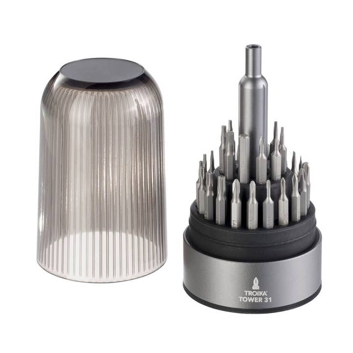 Troika BIT PEN TOWER 31 – Precision Bit Set with Stand for wholesale by Troika, Duke Baron & Paperthinks by Brand Node, Inc.