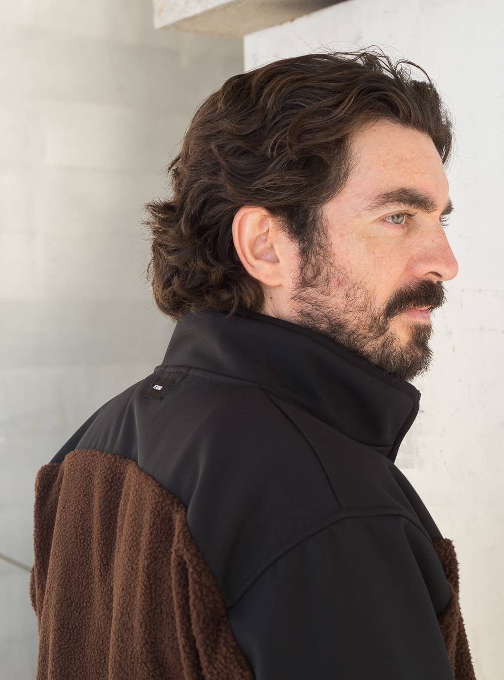 wetheknot - Wholesale Fleece - Men's - Recycled fleece jacket (brown) — Recycled polyester6