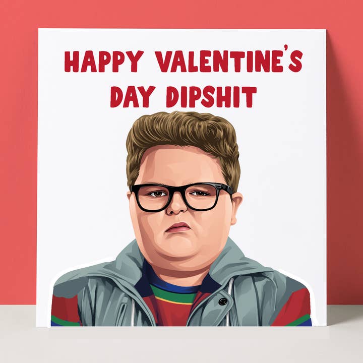 DIPSHIT DEREK - STRANGER THINGS - VALENTINE'S DAY CARD for wholesale by Pack a Punch Designs