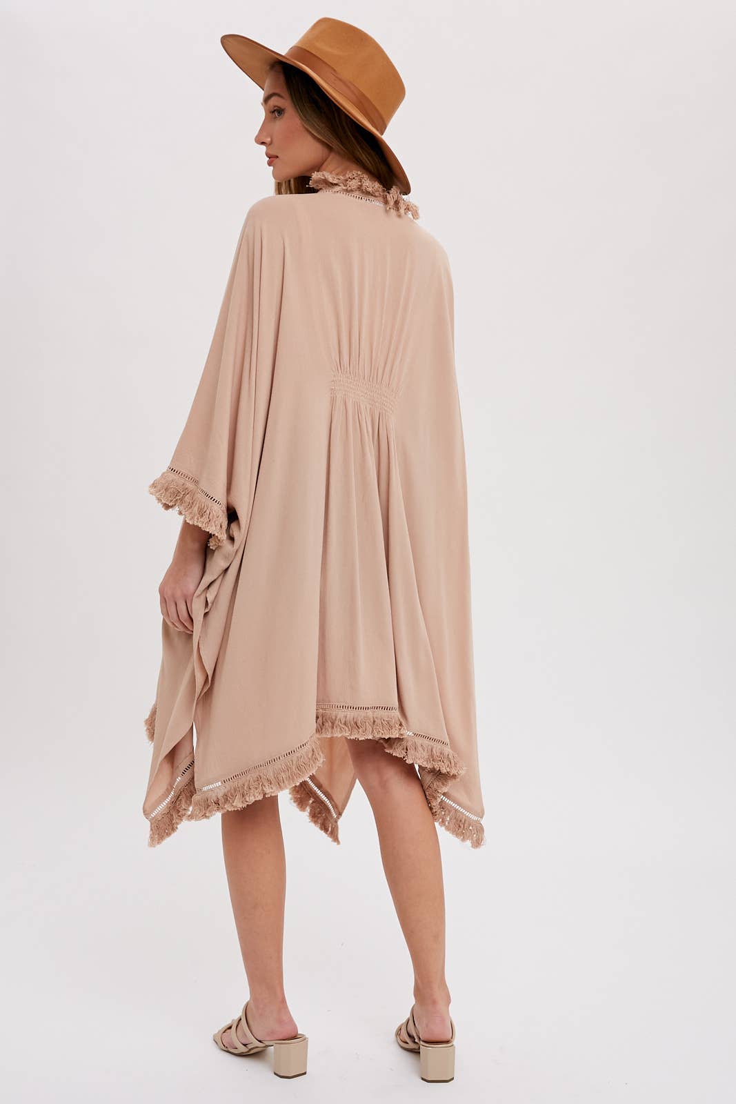 Bluivy - Vente Kimono – femme - kimono ample avec franges26