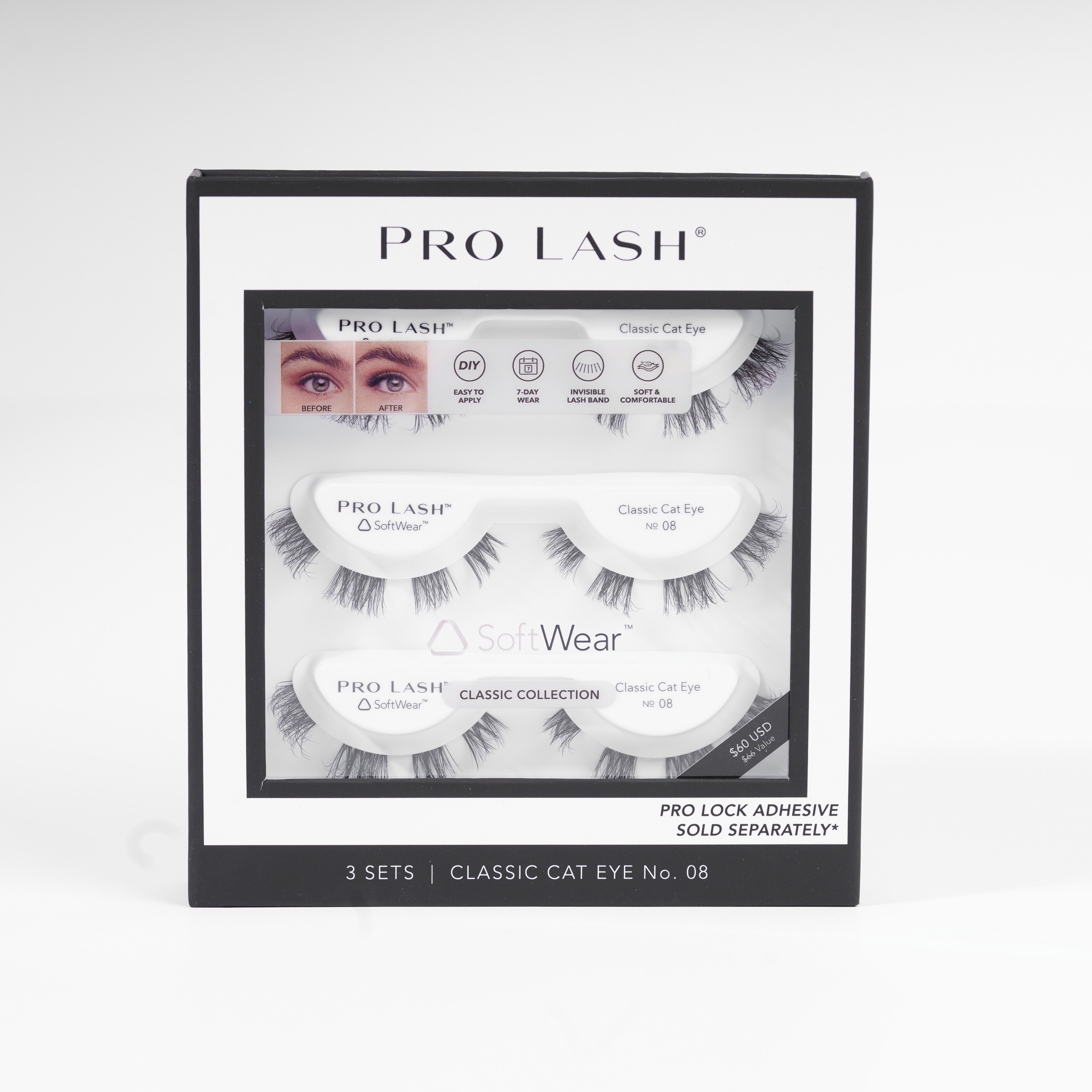 Pro Lash - Wholesale False/Fake Eyelashes - Classic Cat Eye No. 089