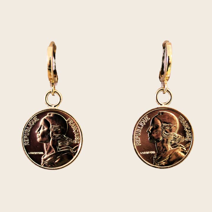 5 Centimes Earrings for wholesale by Maison Amour