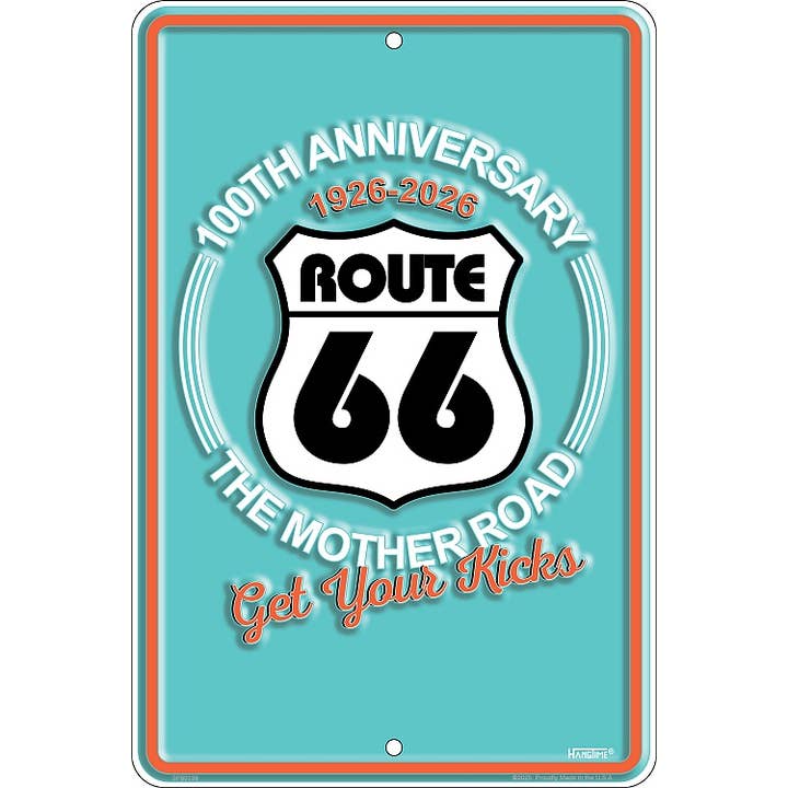 Route 66 Route 66 Estrada Mãe Divirta-se Placa de Estacionamento por atacado de Signs 4 Fun