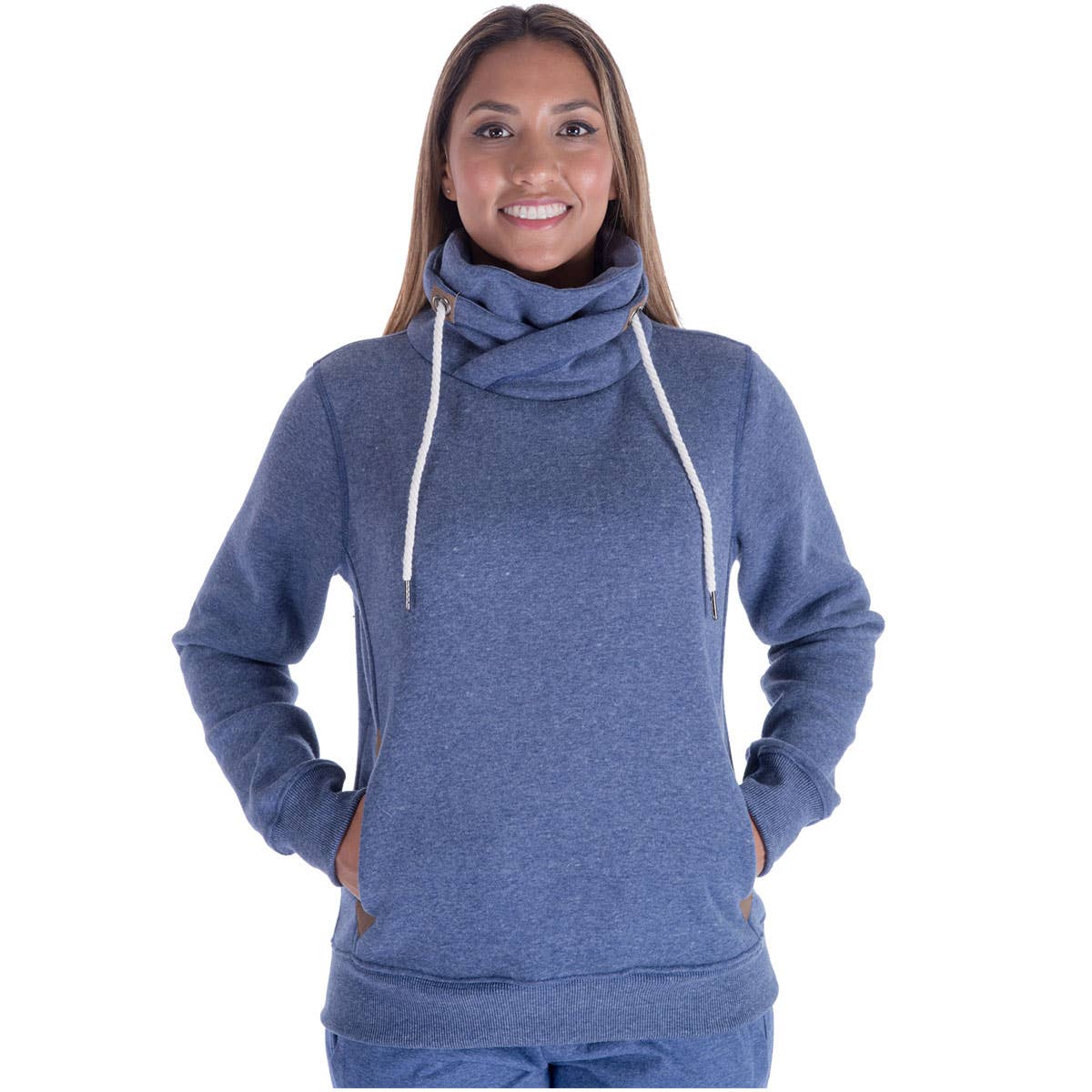 LeeHanTon - Wholesale Sweatshirt - Women's - LeeHanTon Ladies Cowl Neck Pullover Sweatshirt0
