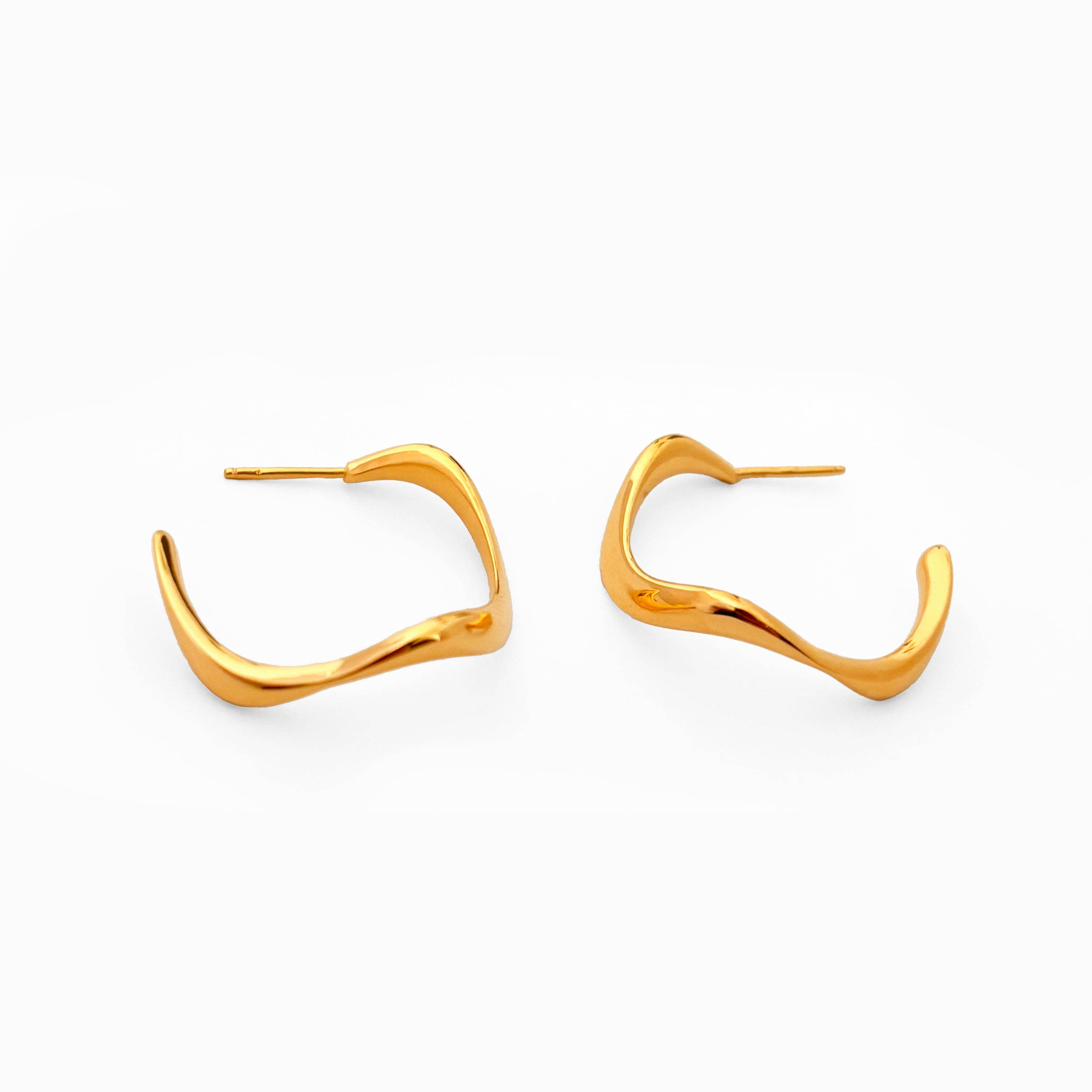 Love Lori Michelle Jewelry - Wholesale Hoop Earrings - Ribbon Wave Hoop Earrings2