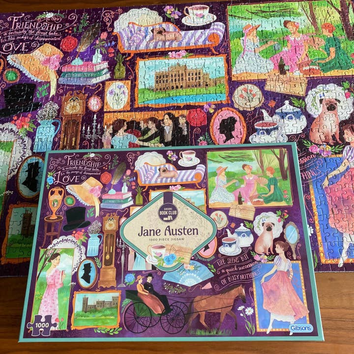Gibsons Games Inc - Wholesale Puzzle - Adult - Book Club: Jane Austen 1000 Piece Jigsaw Puzzle