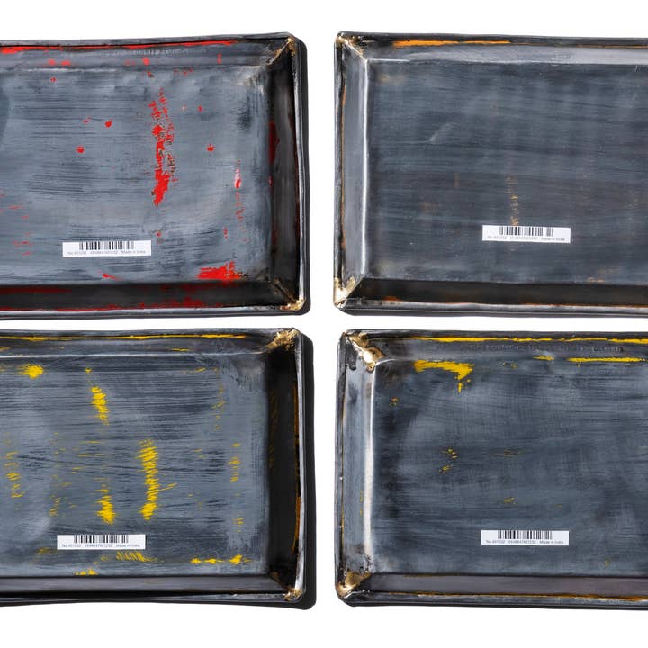 Puebco - Wholesale Decorative Tray - RECYCLE STEEL TRAY2